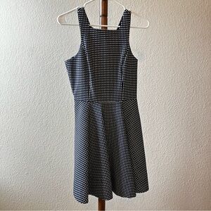 Club Monaco, Navy Polka Dot Dress